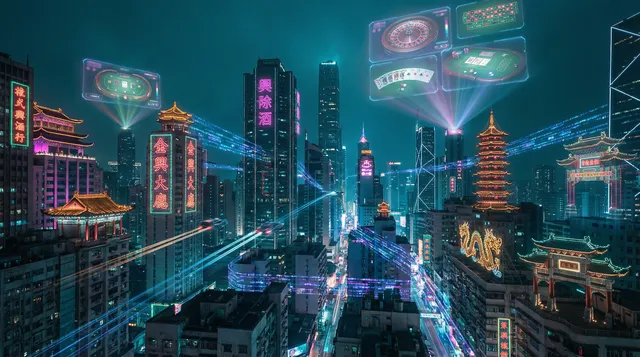 非凡娱乐 国潮影院全息投影画面